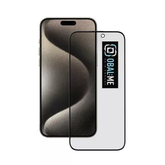 COPERTĂ: ME Privacy 5D Tempered Glass pentru Apple iPhone 15 Pro Max Black