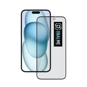 CAPACĂ: ME Privacy 5D Tempered Glass pentru Apple iPhone 15 Plus Negru