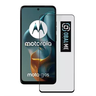 OBAL:ME Sticlă securizată 5D pentru Motorola G05/E15 Negru
