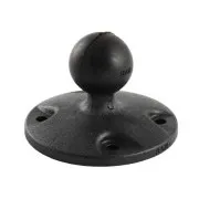 Adaptor/suport circular RAM Mounts pentru suprafețe plane cu model de orificii AMPS, cu știft de 1", plastic, RAP-B-202U