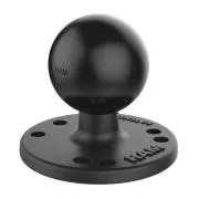 Adaptor circular RAM Mounts cu model de orificii AMPS și știft sferic de 1,5", RAM-202U