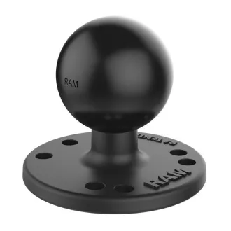Adaptor circular RAM Mounts cu model de orificii AMPS și știft sferic de 1,5", RAM-202U Adaptor circular RAM Mounts cu model de orificii AMPS și știft sferic de 1,5", RAM-202U