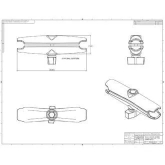Suporturi RAM cu braț lung, metalice, pentru știfturi sferice de 1" (lungime totală 152 mm)