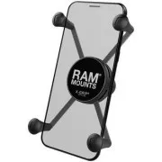 Suport universal RAM Mounts X-Grip pentru telefoane mari cu articulație sferică de 1", RAM-HOL-UN10BU