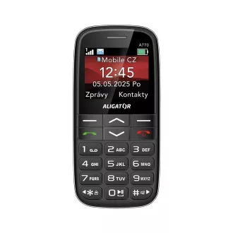 ALIGATOR A770 Senior negru + încărcător de birou