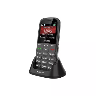 ALIGATOR A770 Senior negru + încărcător de birou
