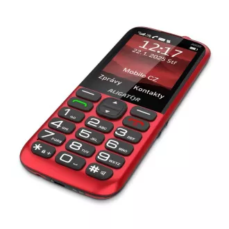 Ceas GPS ALIGATOR A930 Senior roșu + st.nab.