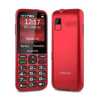 Ceas GPS ALIGATOR A930 Senior roșu + st.nab.