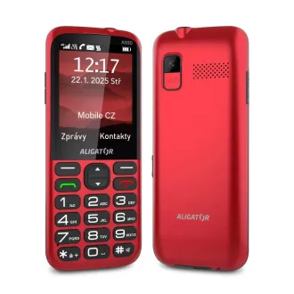 Ceas GPS ALIGATOR A930 Senior roșu + st.nab. - Despachetat Ceas GPS ALIGATOR A930 Senior roșu + st.nab. - Despachetat