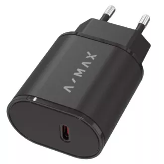 Incarcator de retea Aligator A-MAX PD 20W USB-C negru