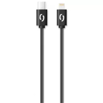 ALIGATOR Cablu de date POWER 3A, USB-C/negru fulger ALIGATOR Cablu de date POWER 3A, USB-C/negru fulger