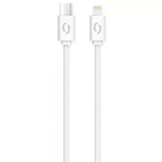 ALIGATOR Cablu de date POWER 3A, USB-C/alb fulger