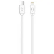 ALIGATOR Cablu de date POWER 3A, USB-C/alb fulger