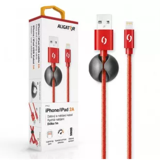 ALIGATOR PREMIUM Cablu de date 2A, Roșu fulger