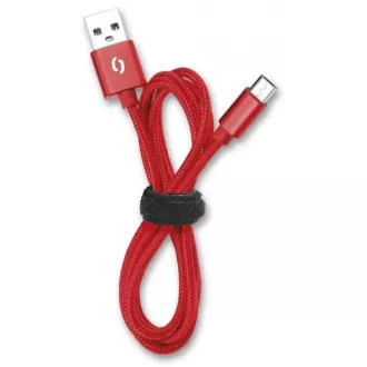 ALIGATOR PREMIUM Cablu de date 2A, USB-C roșu