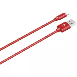 ALIGATOR PREMIUM Cablu de date 2A, USB-C roșu