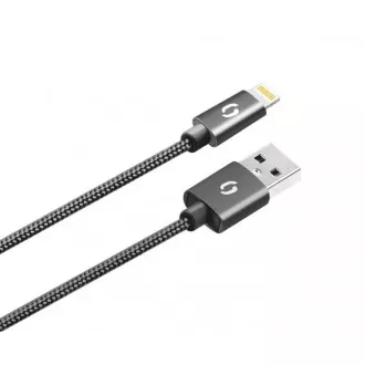 Cablu ALIGATOR PREMIUM 2A, Lightning 50cm, negru Cablu ALIGATOR PREMIUM 2A, Lightning 50cm, negru