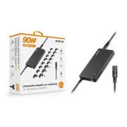 Adaptor universal pentru laptopuri cu 16 conectori interschimbabili si USB, 90W