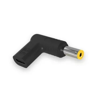 Adaptor de alimentare Aligator USB-C 5,5x2,5mm pentru laptopuri Acer/Asus/HP/Lenovo/Toshiba