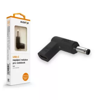 Adaptor de alimentare Aligator USB-C 4,5 x 3,0 mm pentru laptopuri Dell Adaptor de alimentare Aligator USB-C 4,5 x 3,0 mm pentru laptopuri Dell