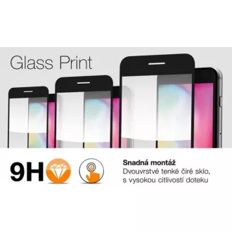 Alligator de protecție din sticlă temperată GLASS PRINT, Xiaomi Redmi A2, negru, ecran complet adeziv Alligator de protecție din sticlă temperată GLASS PRINT, Xiaomi Redmi A2, negru, ecran complet adeziv