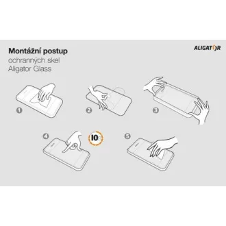 Alligator de protecție din sticlă temperată GLASS PRINT, Xiaomi Redmi A2, negru, ecran complet adeziv Alligator de protecție din sticlă temperată GLASS PRINT, Xiaomi Redmi A2, negru, ecran complet adeziv
