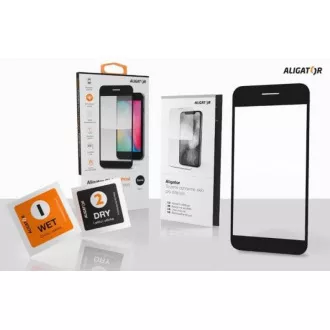Alligator de protecție din sticlă temperată GLASS PRINT, Xiaomi Redmi A2, negru, ecran complet adeziv Alligator de protecție din sticlă temperată GLASS PRINT, Xiaomi Redmi A2, negru, ecran complet adeziv