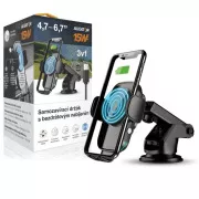 ALIGATOR Suport cu auto-inchidere K2, wireless 15W, universal