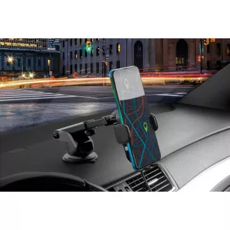 ALIGATOR Suport cu auto-inchidere K2, wireless 15W, universal