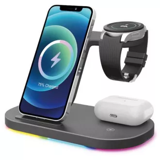 Aligator Smart Station S cu încărcare wireless 3in1, 15W