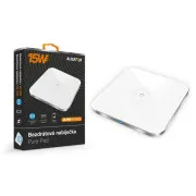 Încărcător wireless ALIGATOR Aligator Pure-Pad 15W, alb