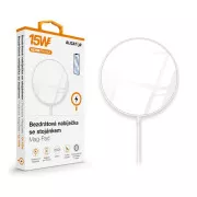 Încărcător fără fir ALIGATOR ALIGATOR Mag-Pad, conceput pentru MagSafe, 15W, alb