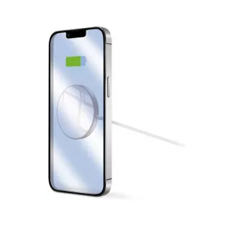 Încărcător fără fir ALIGATOR ALIGATOR Mag-Pad, conceput pentru MagSafe, 15W, alb