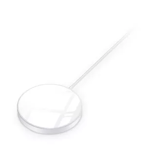 Încărcător fără fir ALIGATOR ALIGATOR Mag-Pad, conceput pentru MagSafe, 15W, alb