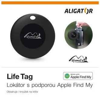 Breloc Aligator Lifetag Apple Find My, set 3 buc.