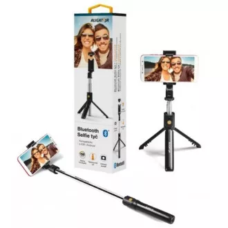 Selfie stick Bluetooth ALIGATOR HA12, negru