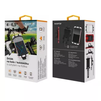 Suport biciclete/scooter ALIGATOR HA11, suport pe ghidon, universal