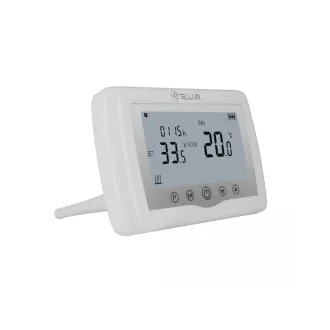 Termostat inteligent WiFi Tellur, alb