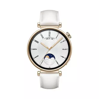 Huawei Watch GT 4/41mm/41mm/Oro/Bandă elegantă/Blanc Huawei Watch GT 4/41mm/41mm/Oro/Bandă elegantă/Blanc
