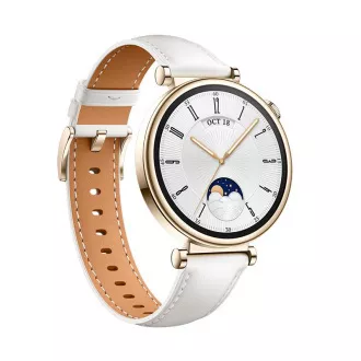 Huawei Watch GT 4/41mm/41mm/Oro/Bandă elegantă/Blanc Huawei Watch GT 4/41mm/41mm/Oro/Bandă elegantă/Blanc