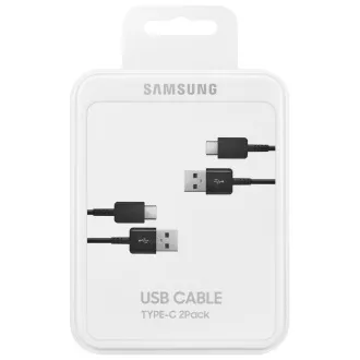 Cablu Samsung USB tip C 2 buc Negru