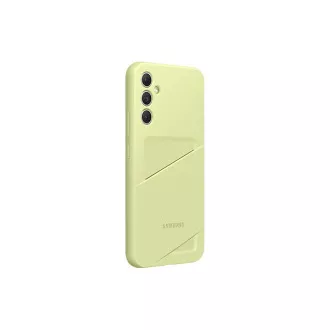 Samsung Capac spate cu buzunar pentru carduri pentru Samsung Galaxy A34 Lime Samsung Capac spate cu buzunar pentru carduri pentru Samsung Galaxy A34 Lime