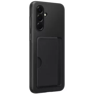 Husă spate Samsung cu buzunar pentru carduri pentru Galaxy A56, neagră