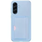 Husă spate Samsung cu buzunar pentru carduri pentru Galaxy A56, albastră