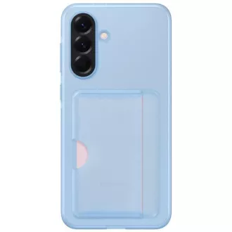 Husă spate Samsung cu buzunar pentru carduri pentru Galaxy A56, albastră Husă spate Samsung cu buzunar pentru carduri pentru Galaxy A56, albastră