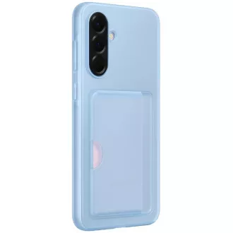 Husă spate Samsung cu buzunar pentru carduri pentru Galaxy A56, albastră Husă spate Samsung cu buzunar pentru carduri pentru Galaxy A56, albastră