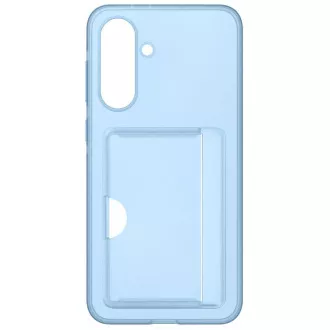 Husă spate Samsung cu buzunar pentru carduri pentru Galaxy A56, albastră Husă spate Samsung cu buzunar pentru carduri pentru Galaxy A56, albastră