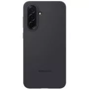 Husă spate din silicon Samsung pentru Galaxy A36, neagră