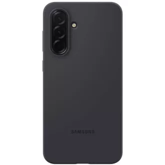 Husă spate din silicon Samsung pentru Galaxy A36, neagră