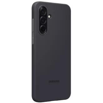 Husă spate din silicon Samsung pentru Galaxy A36, neagră